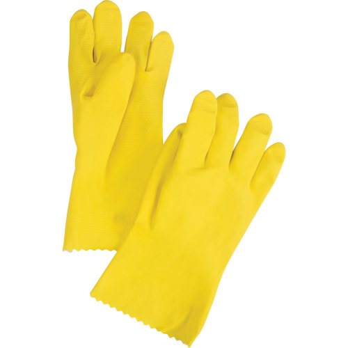 ChemStop Gloves, Size Small/7, 12" L, Latex, Flock-Lined Inner Lining, 16-mil Chandler Sales