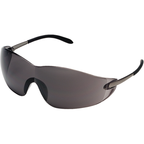 Blackjack&reg; Safety Glasses, Grey/Smoke Lens, Anti-Scratch, ANSI Z87+/Meets/Exceeds CSA Z94.3 Chandler Sales