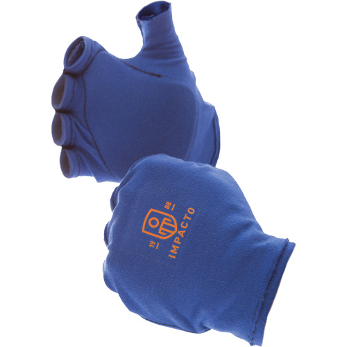 Anti-Impact Fingerless Left-Hand Glove Liner, 6/X-Small, Synthetic Palm, Slip-On Cuff Chandler Sales