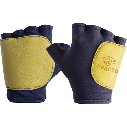 Palm and Side Impact Glove Liner-Left, X-Small, Grain Leather Palm, Slip-On Cuff Chandler Sales