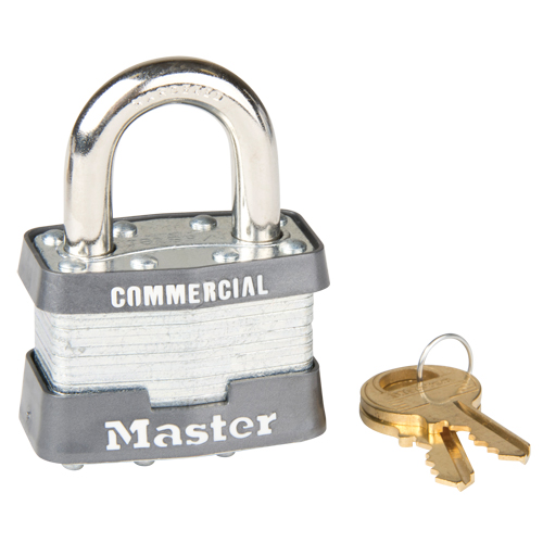 Pin Tumbler Padlock, Keyed Alike, Laminated Steel, 1-3/4" Width Chandler Sales