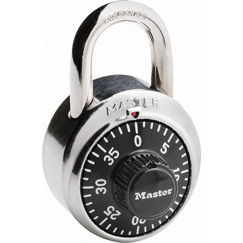 Padlock, Combination, Hardened Steel, 1-7/8" Width Chandler Sales