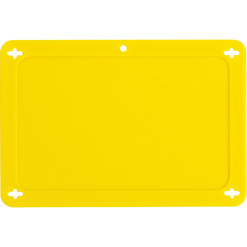 &eacute;tiquette vierge pour vanne, Plastique, 4-3/4" la x 3-1/4" h Chandler Sales