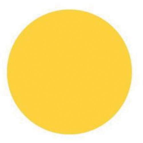Round Write-On Labels, Circle, 1.5" L x 1.5" W, Yellow Chandler Sales