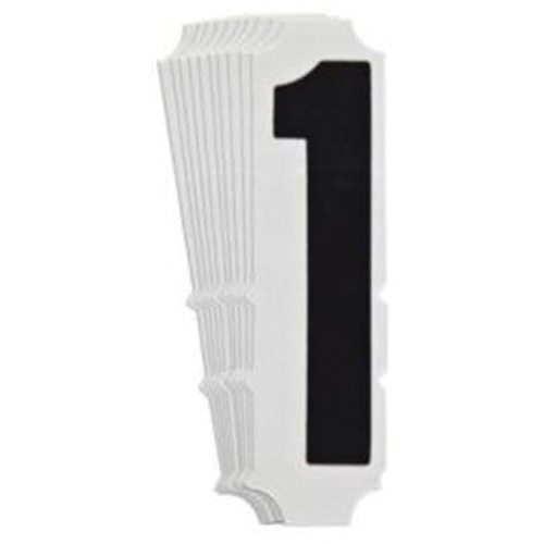 Quick-Align&reg; Individual Gothic Number and Letter Labels, 1, 4" H, Black Chandler Sales