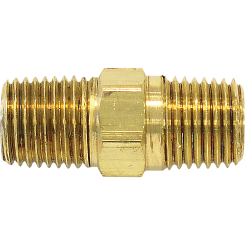 Male Hex Nipple, Brass Chandler Sales
