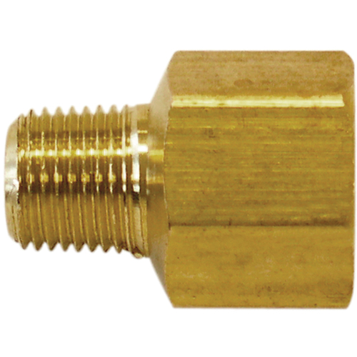 ADAPTEUR HEXAGONAL (M)NPT1/8"-(F)NPT 1/4", Laiton Chandler Sales