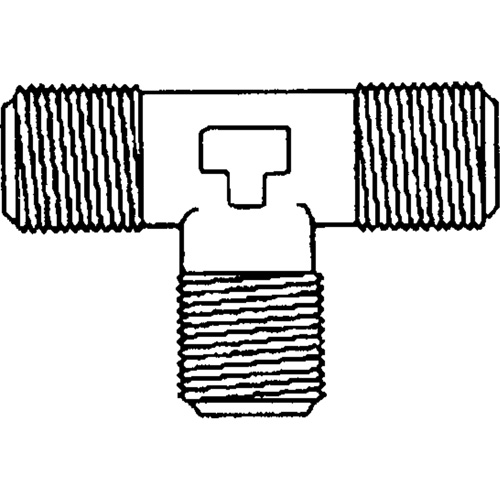 Raccords en T m&acirc;les, Laiton, 1/8" Chandler Sales