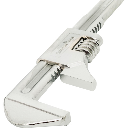 Automotive Wrench, 15" L, 19.3 mm Max Width, Chrome Chandler Sales