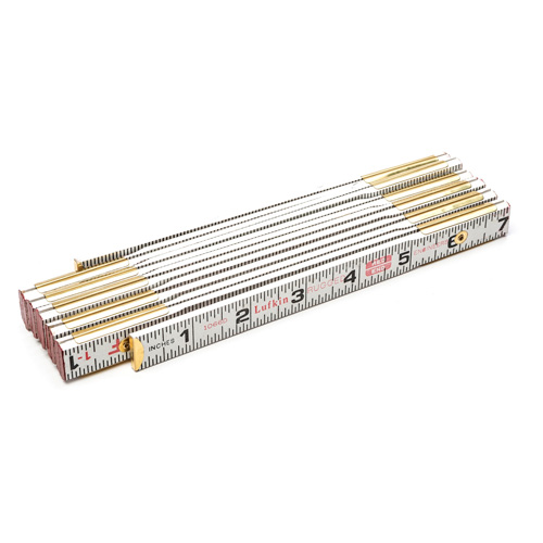 R&egrave;gle &agrave; pes&eacute;e Red End pour ing&eacute;nieur, 6' lo, Bois, Graduations de 1/16" Chandler Sales