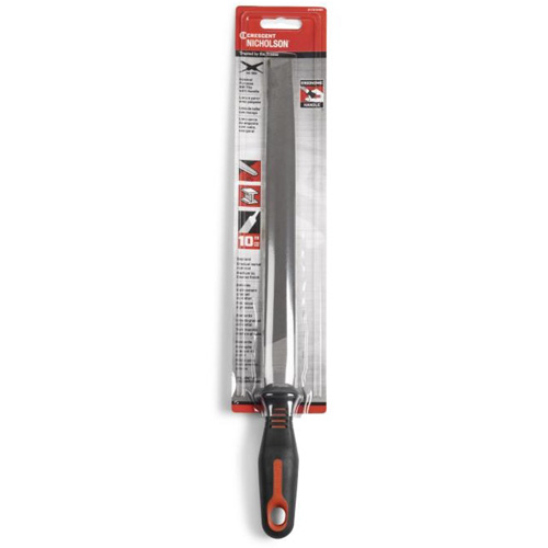 Lime d'usinage &agrave; taille simple, Plat, 10", B&acirc;tarde Chandler Sales