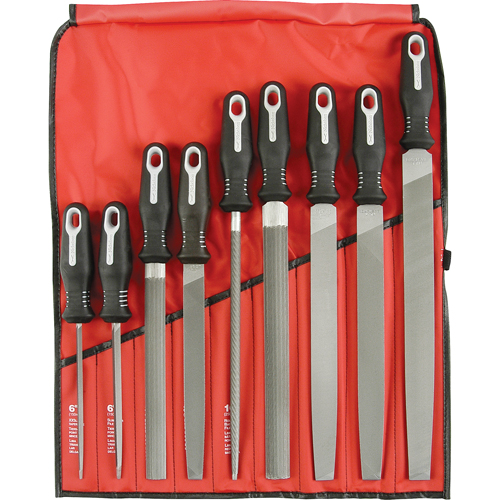 9-Piece Ergonomic File Set, 9 Pcs Chandler Sales