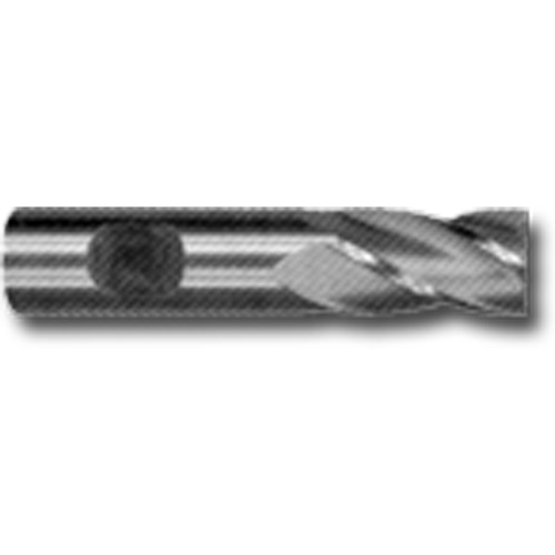 Weldon Shank End Mill, 15/32" Dia., 4 Flutes, High Speed Steel Chandler Sales