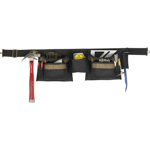 Ceinture &agrave; outils combin&eacute;e de luxe, Polyester, Noir Chandler Sales