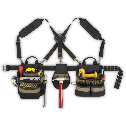 20-Pocket, 5-Piece Comfortlift Combo Systems, Polyester, Black Chandler Sales