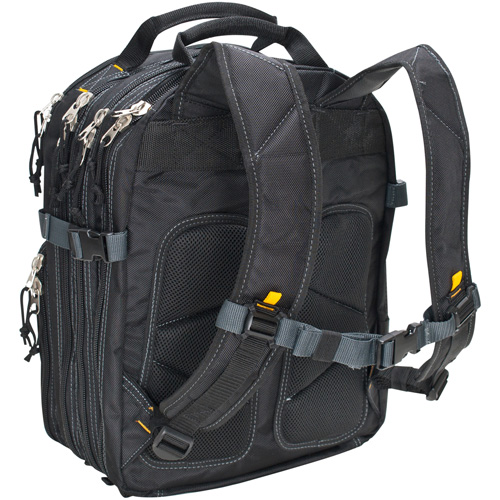 Sacs &agrave; dos pour outils &agrave; 75 pochettes, 13" lo x 17-1/2" la, Noir, Nylon Chandler Sales