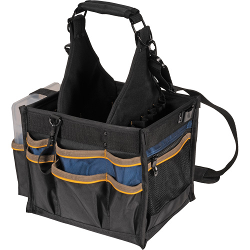 Grands porte-outils pour &eacute;lectriciens et travaux de maintenance, Polyester, 23 pochettes, Noir Chandler Sales