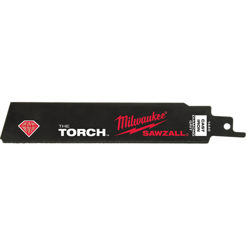 Lames de gr&egrave;s The Torch Sawzall, Losange, 9" lo x 1" la Chandler Sales