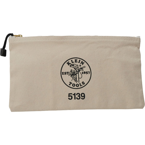 Pochette pour outils avec fermeture &agrave; glissi&egrave;re, Toile, 1 pochettes, Beige Chandler Sales