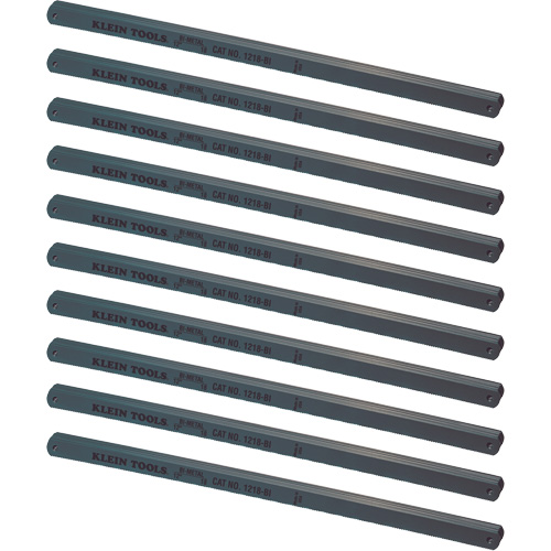 Hacksaw Blades, Bi-Metal, 12" L, 18 TPI Chandler Sales