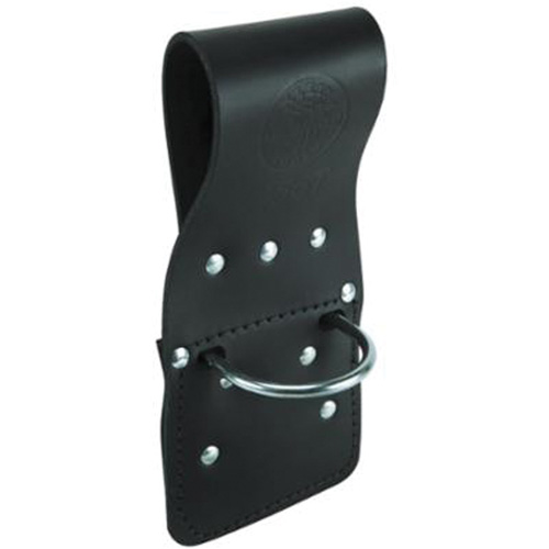 Porte-marteau avec anneau m&eacute;tallique et connexion tunnel, Support pour marteau, Cuir, 1 Poches Chandler Sales