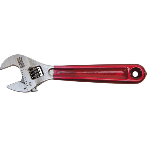 Adjustable Wrench, 4-1/2" L, 1/2" Max Width, Chrome/Polished Chandler Sales