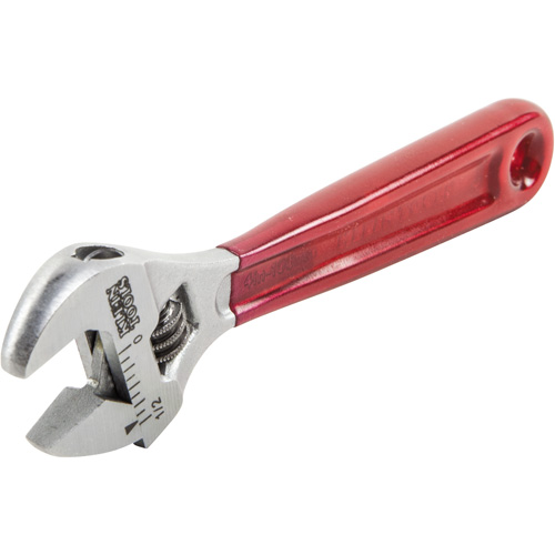 Adjustable Wrench, 4-1/2" L, 1/2" Max Width, Chrome/Polished Chandler Sales
