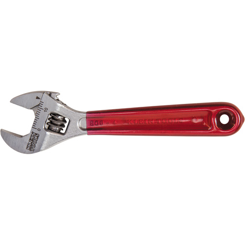 Adjustable Wrench, 4-1/2" L, 1/2" Max Width, Chrome/Polished Chandler Sales
