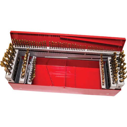 Jobber Drill Set, 115 Pieces, High Speed Steel Chandler Sales