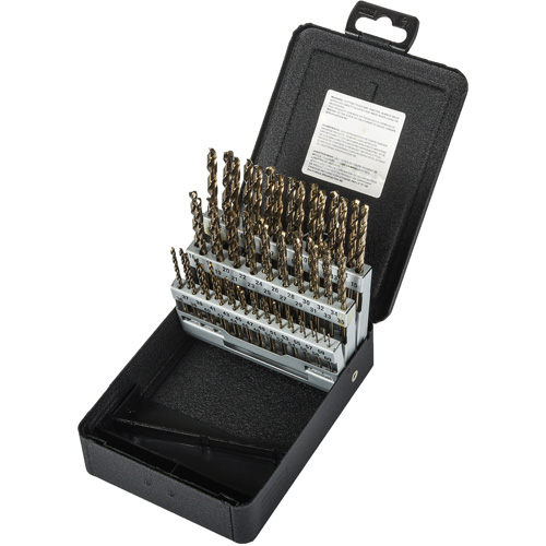 Jobber Length Drill Bit Set, 60 Pieces, High Speed Cobalt Chandler Sales