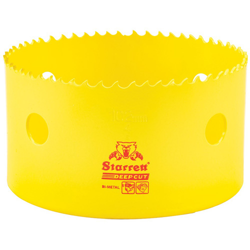 Scie &agrave; cloche bim&eacute;tal 4", 4", Profondeur de la coupe 2", Bim&eacute;tal Chandler Sales