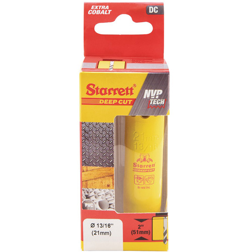 Scie &agrave; cloche bim&eacute;tal 13/16", 13/16", Profondeur de la coupe 2", Bim&eacute;tal Chandler Sales
