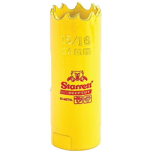 Scie &agrave; cloche bim&eacute;tal 15/16", 15/16", Profondeur de la coupe 2", Bim&eacute;tal Chandler Sales