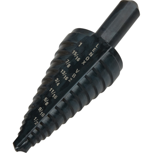 Foret &eacute;tag&eacute; no 2, 1/8" - 1", Incr&eacute;ments de 1/16", Acier rapide Chandler Sales