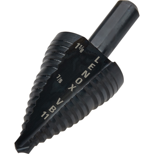 Foret &eacute;tag&eacute; no 11, 7/8" - 1-1/8", Incr&eacute;ments de 1/4", Acier rapide Chandler Sales