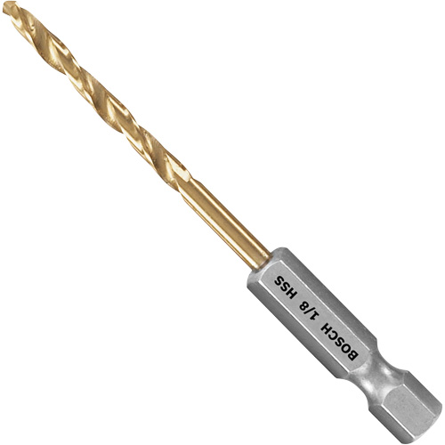 Impact Tough Drill Bit, High Speed Steel, 1-3/4" Flute, 135° Point Chandler Sales