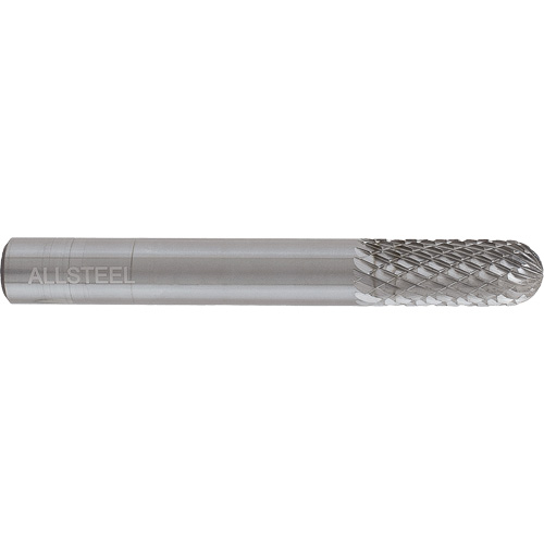 Fraise au carbure cylindrique &agrave; embout rond AllSteel, SC-5, 1/2" dia., 1" profondeur de la coupe Chandler Sales