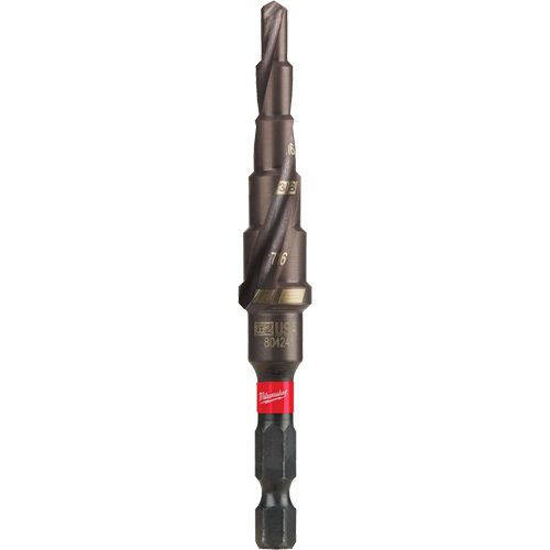 Foret &eacute;tag&eacute; #2 Shockwave Impact Duty, 3/16" - 1/2", Incr&eacute;ments de 1/16", Titane Chandler Sales