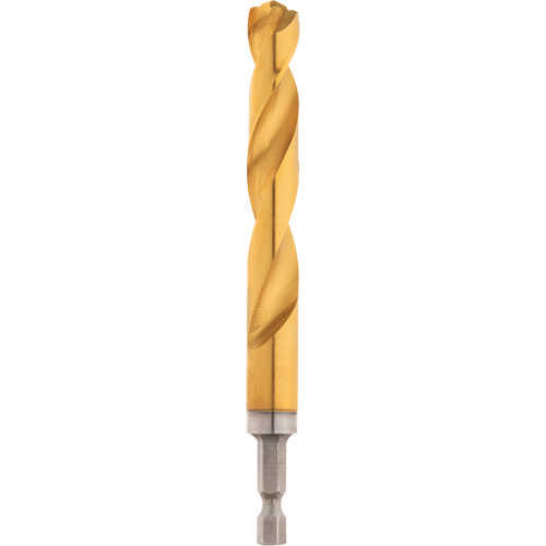Shockwave Drill Bit, 1/2", Titanium, 3-21/64 Flute, 135° Point Chandler Sales
