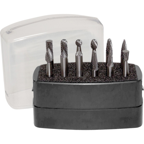 Double Cut Rotary Burr Set, 12 Pieces Chandler Sales