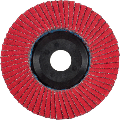 Flap Disc, 4-1/2" x 5/8"-11, Type 27, 40 Grit, Ceramic Chandler Sales