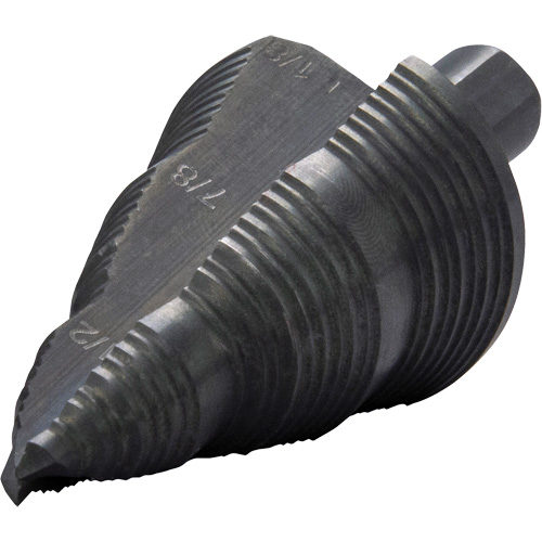 #9 Multi-Hole Step Bit, 3/16" - 1-1/8" , High Speed Steel Chandler Sales