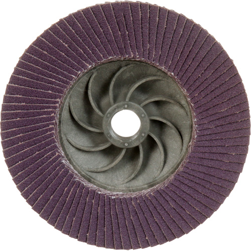 Disque &agrave; lamelles &agrave; changement rapide 769F, 4-1/2" x 5/8"-11, Type 27, Grain 120+, C&eacute;ramique Chandler Sales