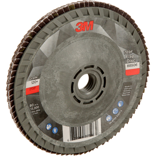 Disque &agrave; lamelles &agrave; changement rapide 769F, 4-1/2" x 5/8"-11, Type 29, Grain 120+, C&eacute;ramique Chandler Sales