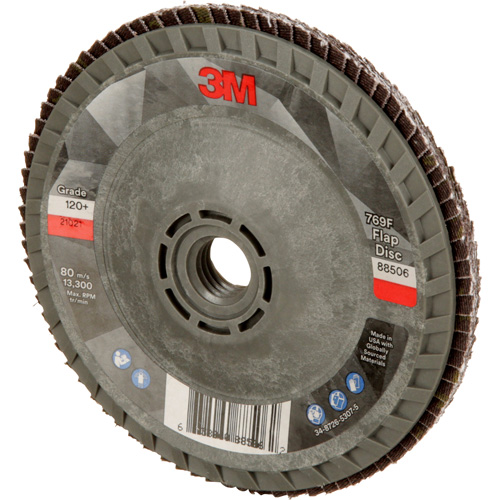 Disque &agrave; lamelles &agrave; changement rapide 769F, 4-1/2" x 5/8"-11, Type 29, Grain 120+, C&eacute;ramique Chandler Sales