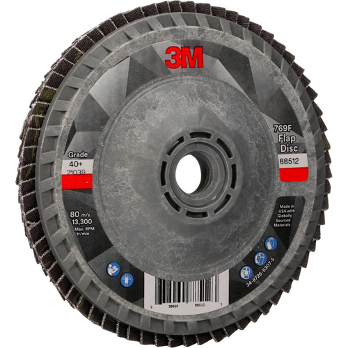Disque &agrave; lamelles &agrave; changement rapide 769F, 4-1/2" x 5/8"-11, Type 27, Grain 40+, C&eacute;ramique Chandler Sales