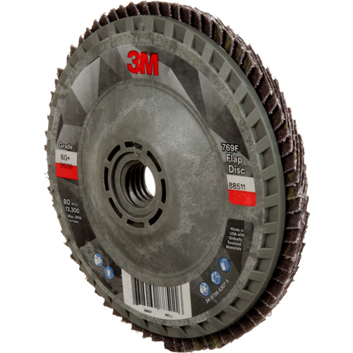 Disque &agrave; lamelles &agrave; changement rapide 769F, 4-1/2" x 5/8"-11, Type 27, Grain 60+, C&eacute;ramique Chandler Sales