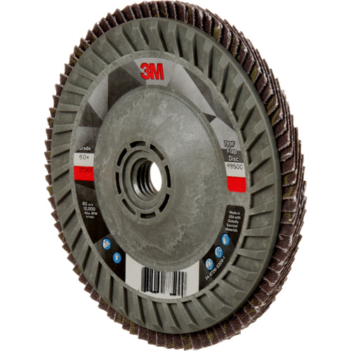 Disque &agrave; lamelles &agrave; changement rapide 769F, 5" x 5/8"-11, Type 29, Grain 60+, C&eacute;ramique Chandler Sales