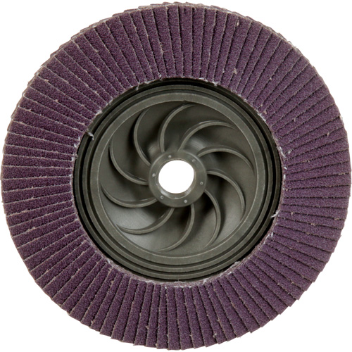 Disque &agrave; lamelles &agrave; changement rapide 769F, 5" x 5/8"-11, Type 29, Grain 80+, C&eacute;ramique Chandler Sales
