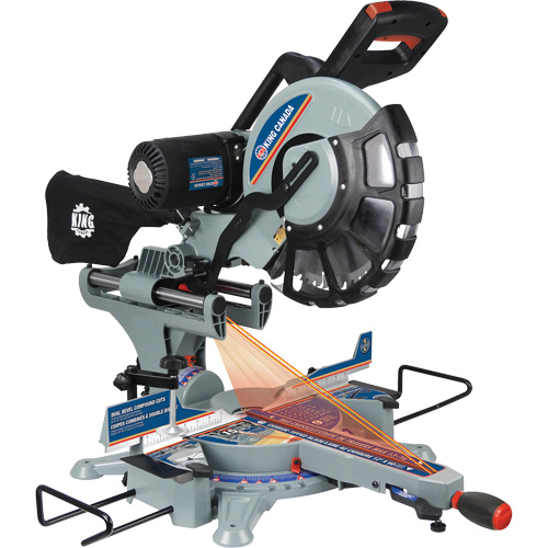Dual Bevel Sliding Compound Mitre Saw, 12", 15 A Chandler Sales